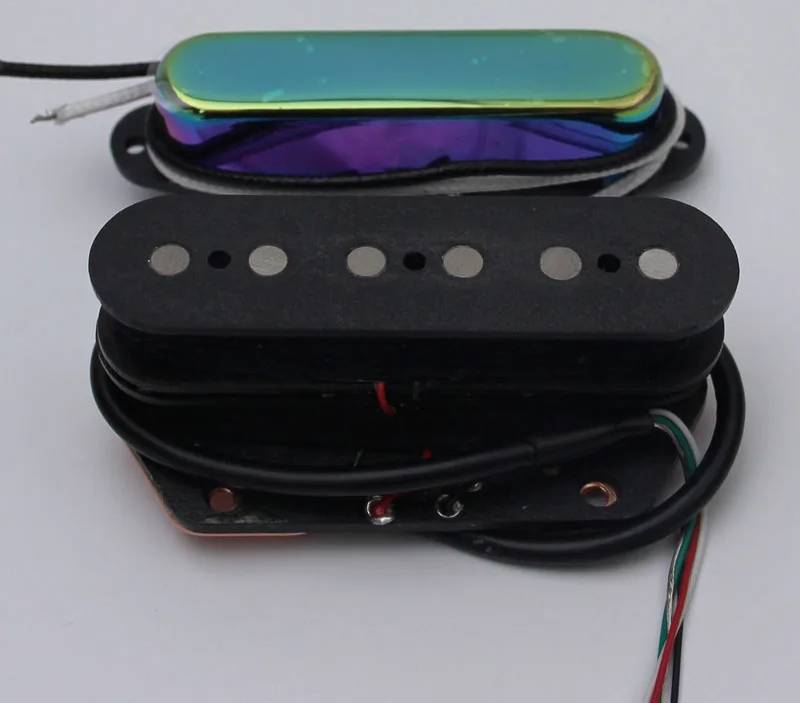 Rainbow Neck and Bridge Guitar Single Coil Pickups For Fender Telecaster Tele