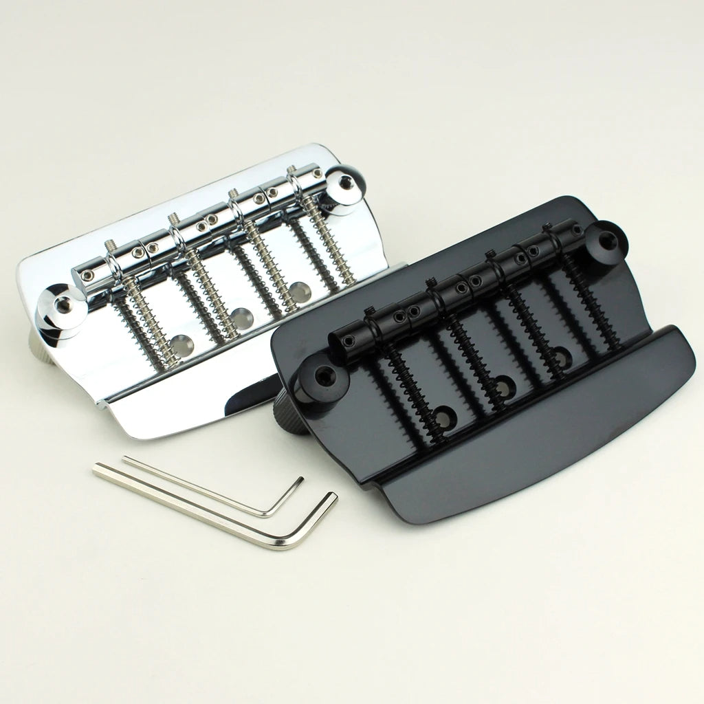 4 String Electric Bass Guitar Bridge For MusicMan Bass in Black/Chrome