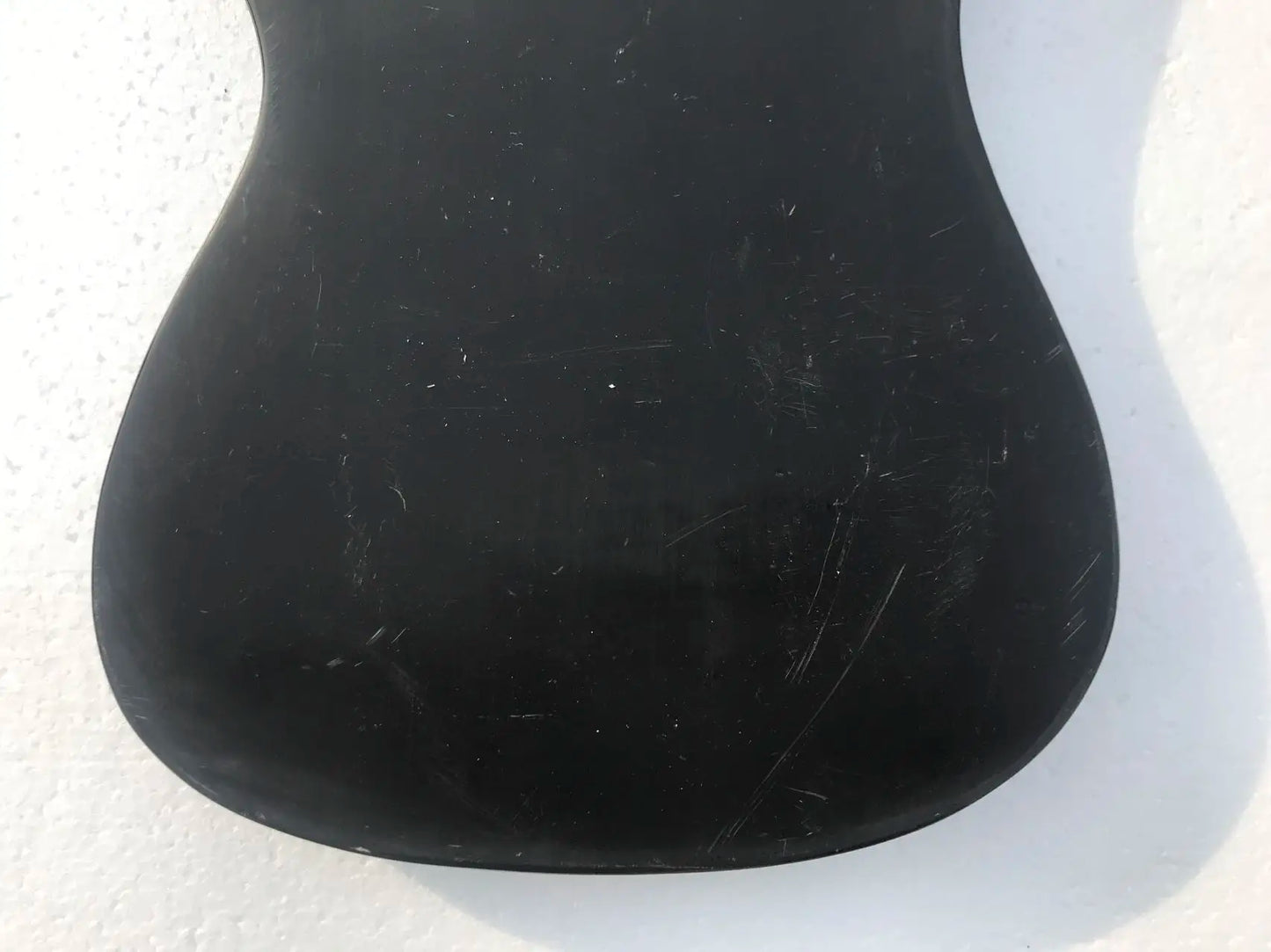 Black Double Cutaway Guitar Basswood Body