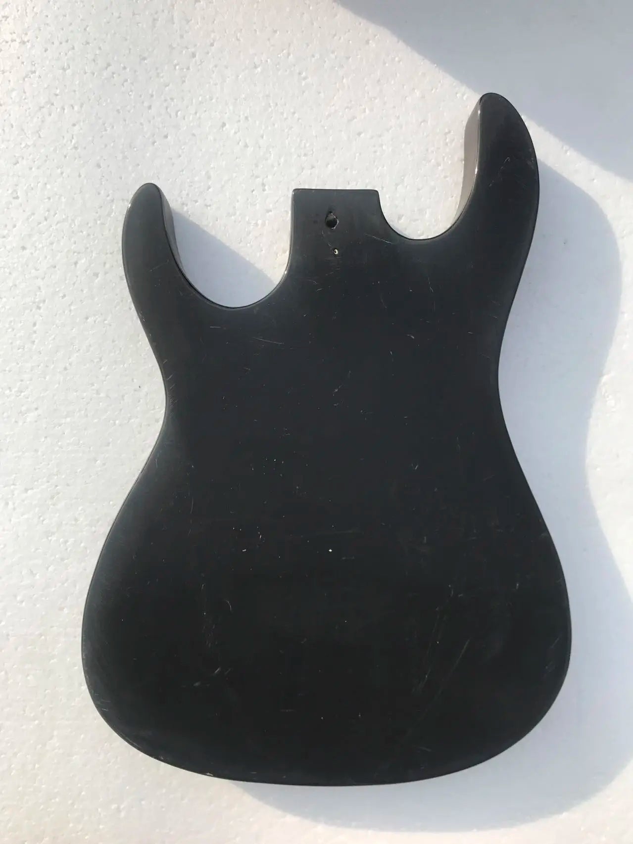 Black Double Cutaway Guitar Basswood Body