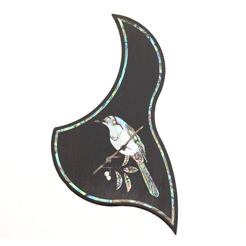 Acoustic Guitar Rosewood Pickguard Scratch Plate with Abalone Inlay