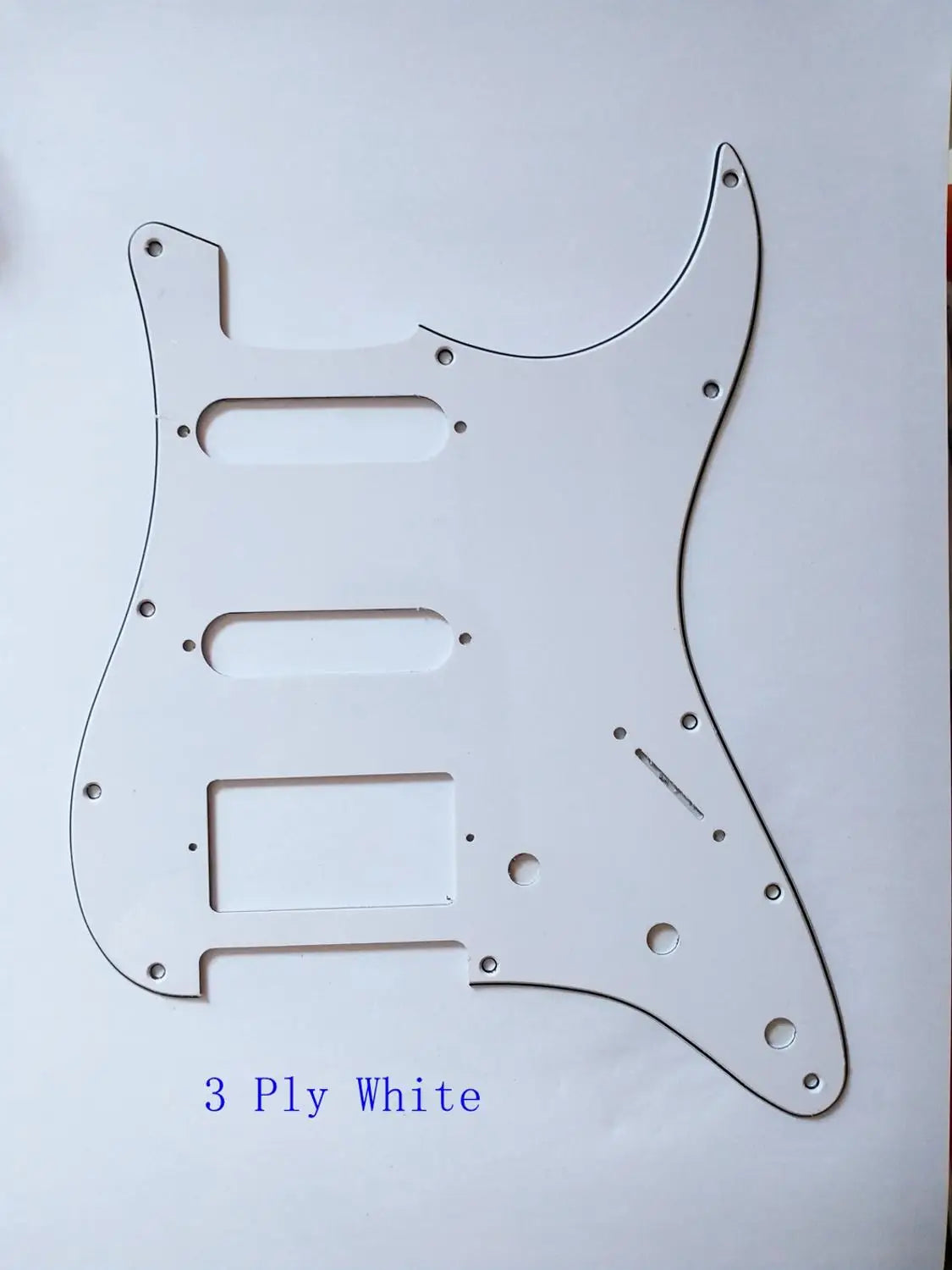 Rare Guitar Pickups Pickguard SSH White Dual Track Pickup Super Wiring Assembly Very powerful Features Multiple Function For Stratocaster Strat