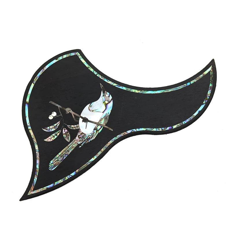 Acoustic Guitar Rosewood Pickguard Scratch Plate with Abalone Inlay