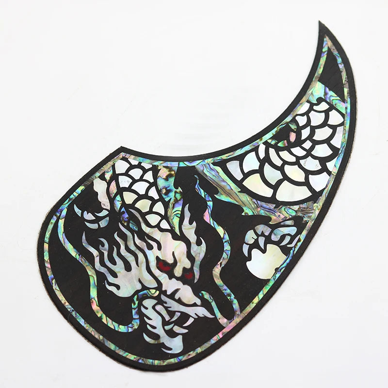 Rosewood Acoustic Guitar Pickguard with Abalone Inlay For Martin Guitars