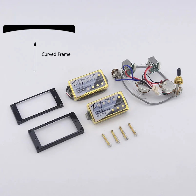 Epiphone ProBuckers Humbucker Pickups Set with Wiring Harness Fit Epiphone Les Paul SG ES DOT