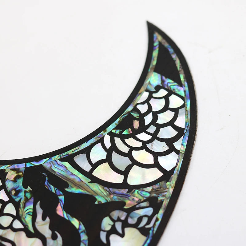 Rosewood Acoustic Guitar Pickguard with Abalone Inlay For Martin Guitars