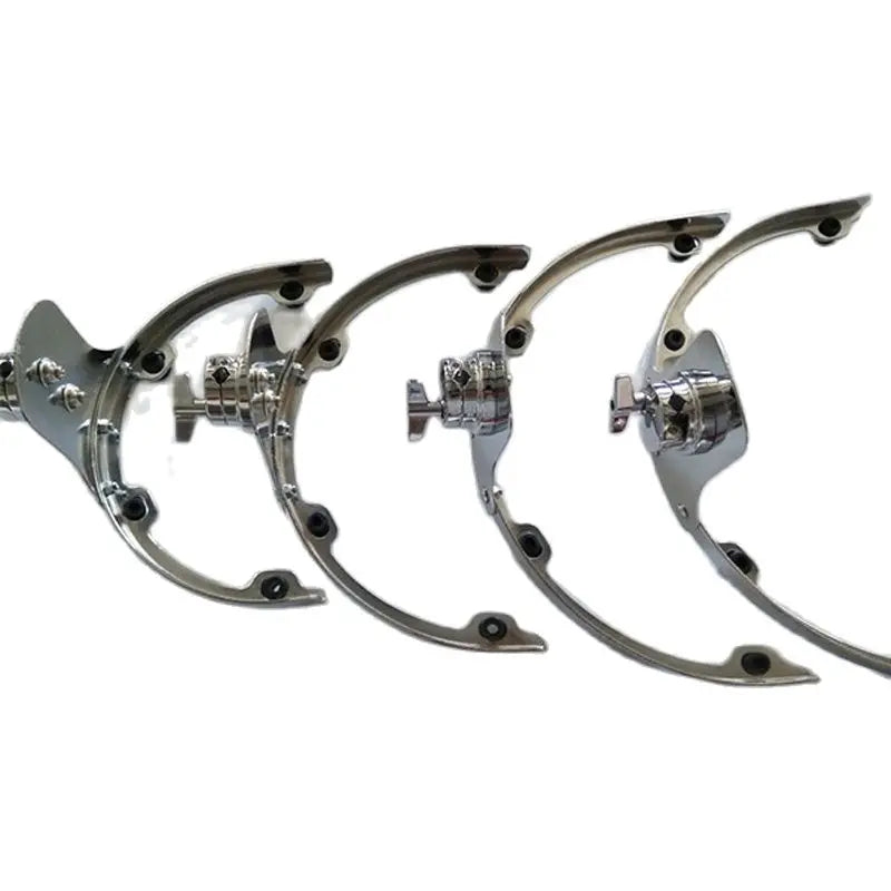 8"10"12inch Stainless Steel Tom Drum Suspension Rim Mount Bracket Cast Mounting Drum Parts Drum Set Accessory