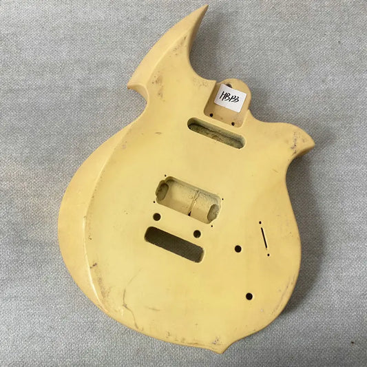 Yellow Single Cut Guitar Basswood Body DIY Project