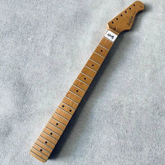 Roasted Maple Wood Guitar Neck and Maple Fingerboard