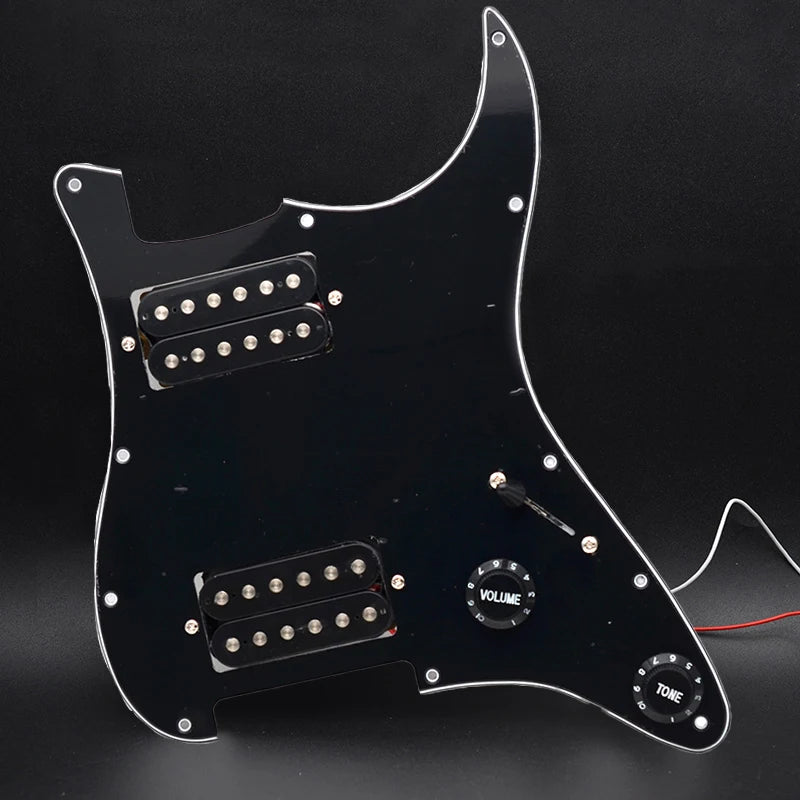 Guitar HH Loaded Prewired Pickguard Plate For Fender Stratocaster Strat