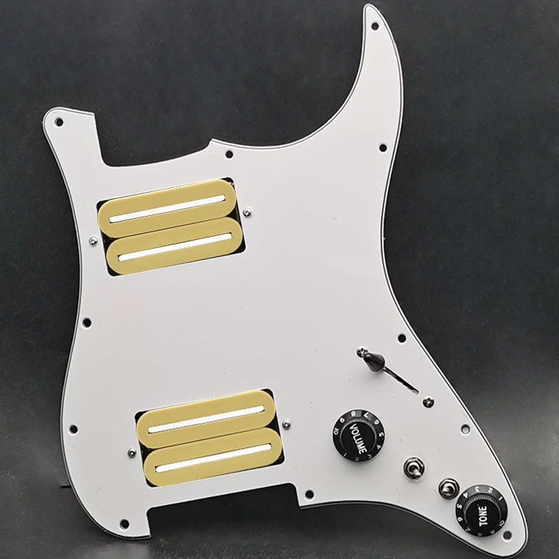 HH Guitar Prewired Loaded Pickguard For Fender Strat Stratocaster