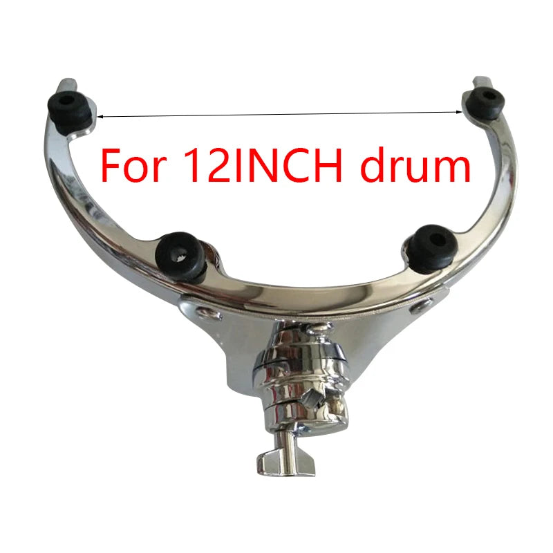 8"10"12inch Stainless Steel Tom Drum Suspension Rim Mount Bracket Cast Mounting Drum Parts Drum Set Accessory