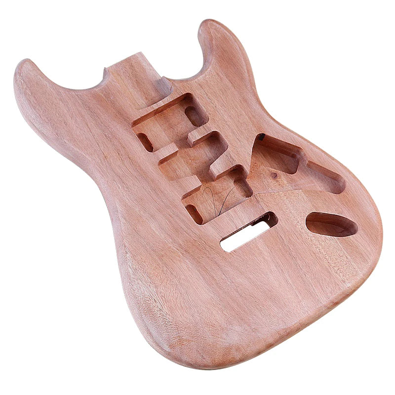 Okoume Wood Unfinished Guitar Body For Stratocaster Strat