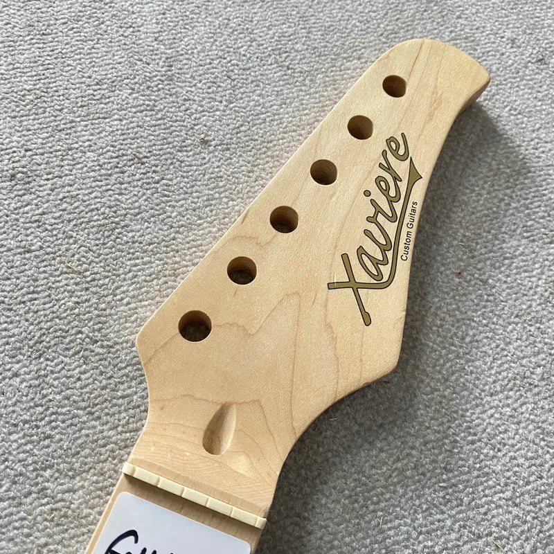 Xaviere Maple Wood Guitar Neck, Maple Fingerboard