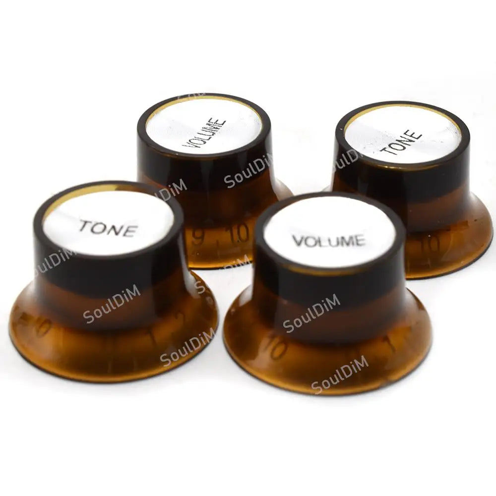 4pcs Guitar Volume Tone Control Knobs Set For Epiphone/Gibson Les Paul SG LP ES