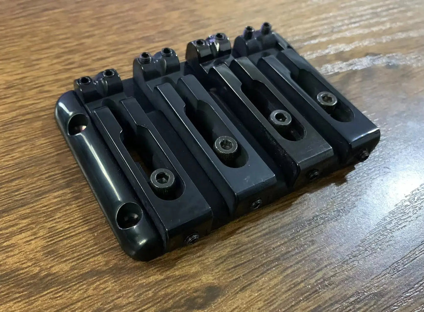 Black 4 String Electric Bass Guitar Bridge Tailpiece