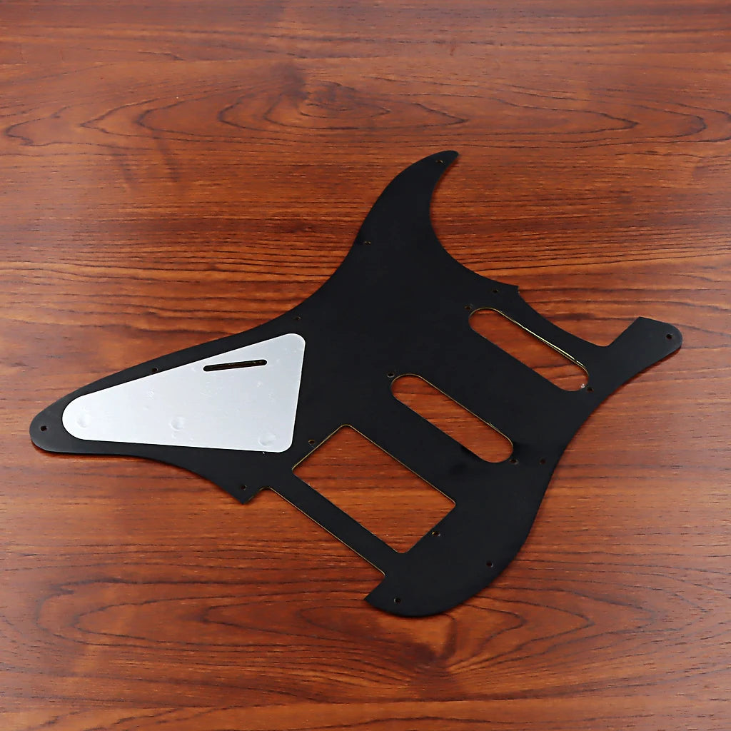 Black HSS Guitar Pickguard Scratch Plate For Fender Stratocaster Strat