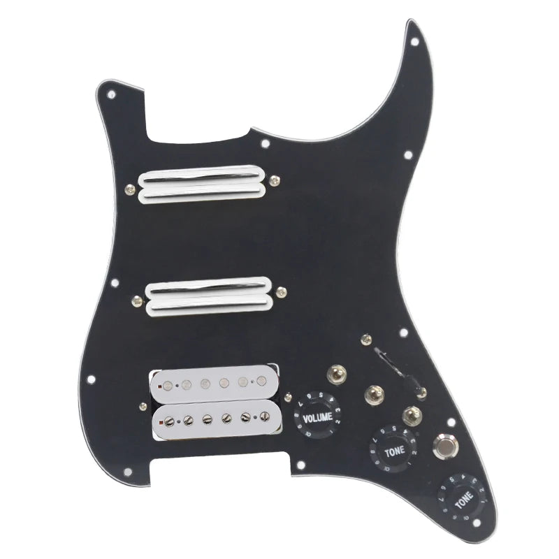 Multi Tone Wiring HSS Guitar Loaded Prewired Pickguard For Fender ST Stratocaster