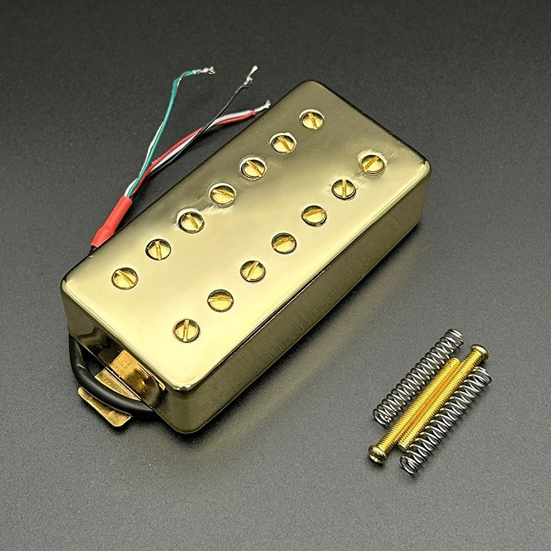 7 String Guitar Neck/Bridge Humbucker Pickups Set in Chrome/Gold/Black