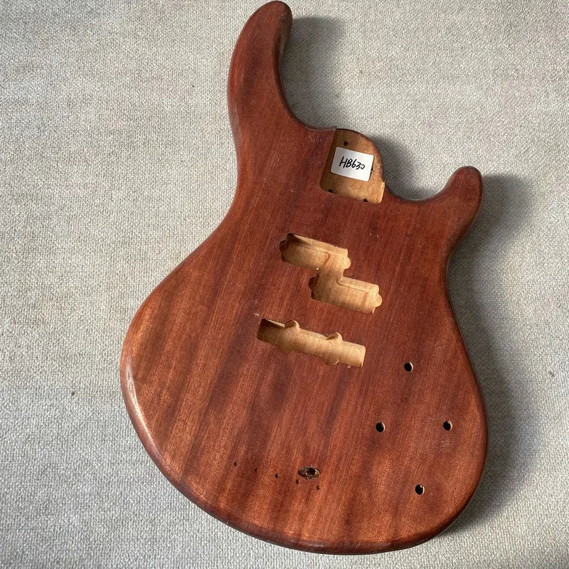 Okoume Wood 5 String Bass Guitar DIY Project Body