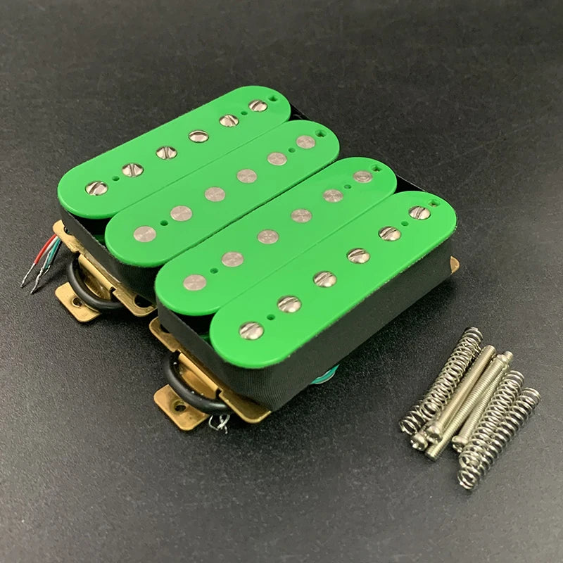 Green Guitar Neck/Bridge Humbucker Pickups Set For Schecter,Jackson,Dean,Fender,Ibanez,ESP LTD