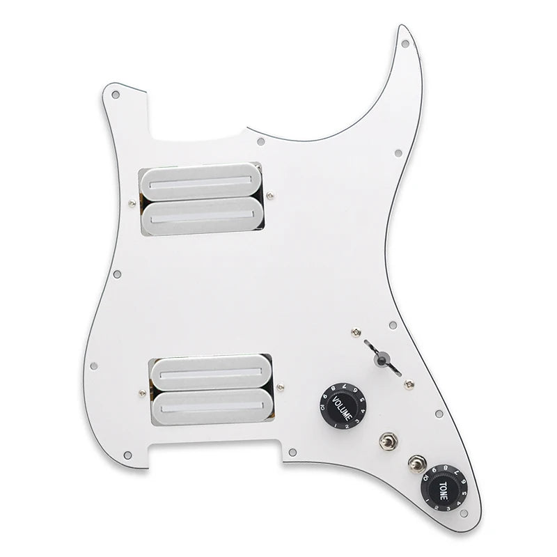 Electric Guitar HH Prewired Loaded Pickguard For Fender ST Stratocaster Strat