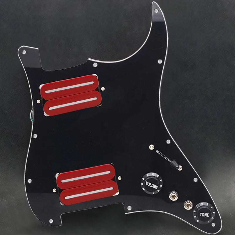 HH Guitar Prewired Loaded Pickguard For Fender Strat Stratocaster