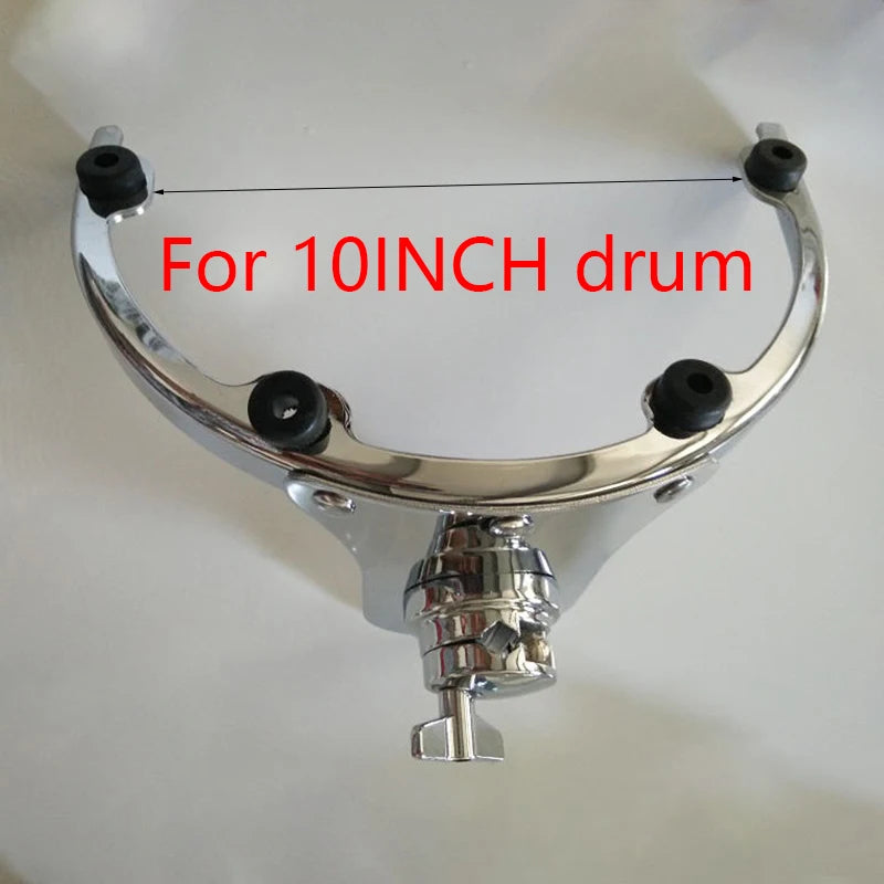 8"10"12inch Stainless Steel Tom Drum Suspension Rim Mount Bracket Cast Mounting Drum Parts Drum Set Accessory