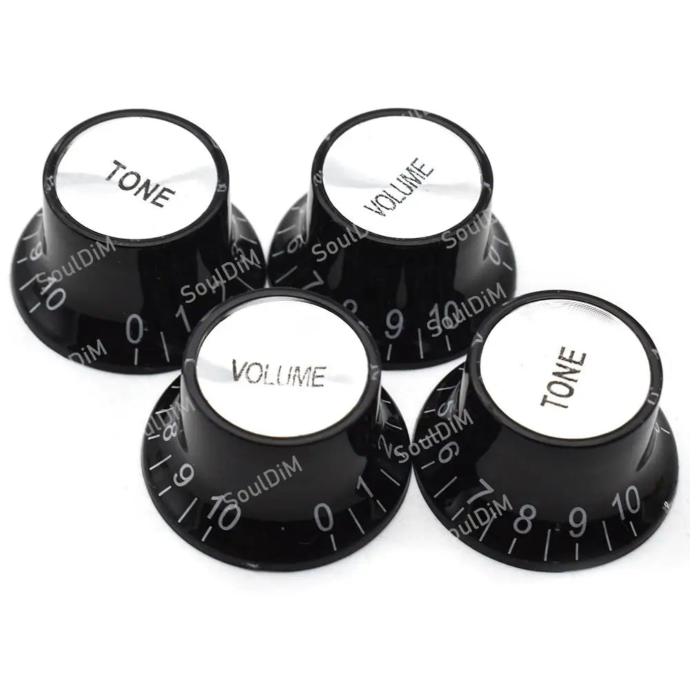 4pcs Guitar Volume Tone Control Knobs Set For Epiphone/Gibson Les Paul SG LP ES