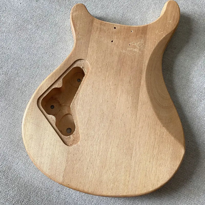 Unfinished Mahogany Wood Guitar Semi Hollow Body For PRS Guitars