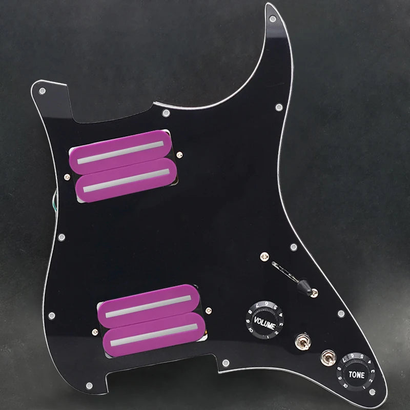 HH Guitar Prewired Loaded Pickguard For Fender Strat Stratocaster