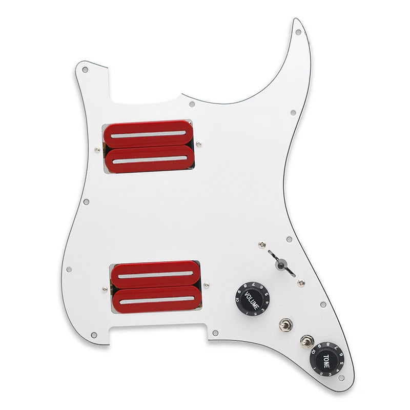 Electric Guitar HH Prewired Loaded Pickguard For Fender ST Stratocaster Strat