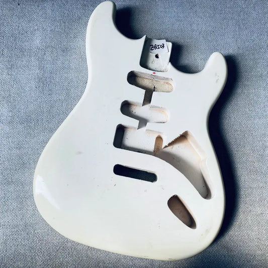 White HSS Guitar Basswood Body For Fender Stratocaster Strat