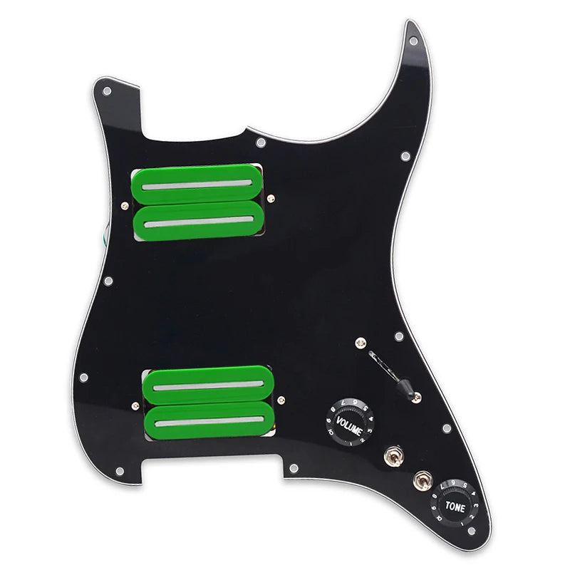 Electric Guitar HH Prewired Loaded Pickguard For Fender ST Stratocaster Strat