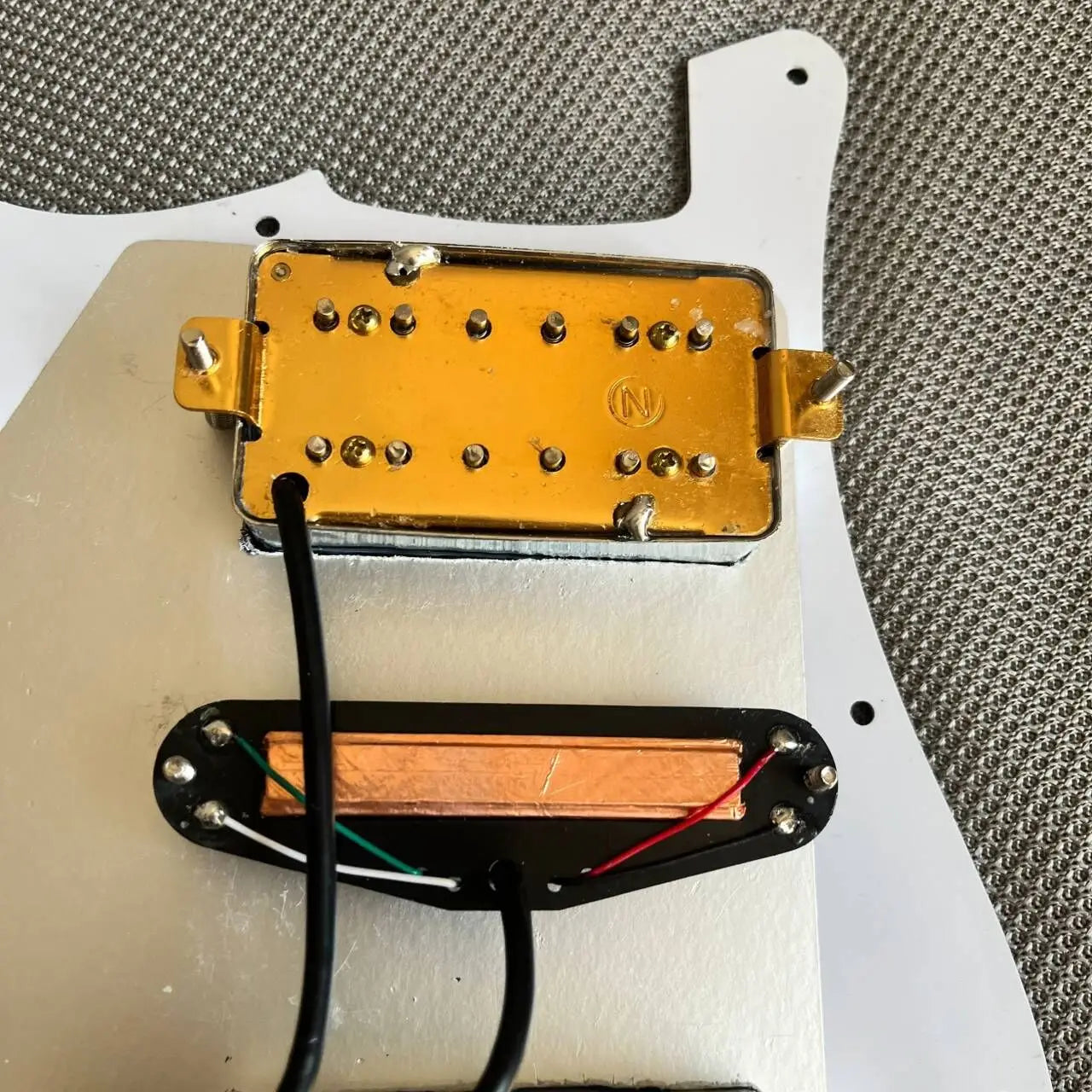 Alnico V HSH Guitar Prewired Loaded Pickguard, Multi Switches Wiring For Stratocaster Strat