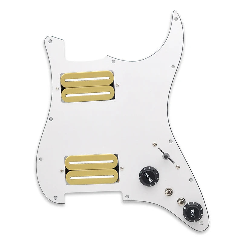 Electric Guitar HH Prewired Loaded Pickguard For Fender ST Stratocaster Strat