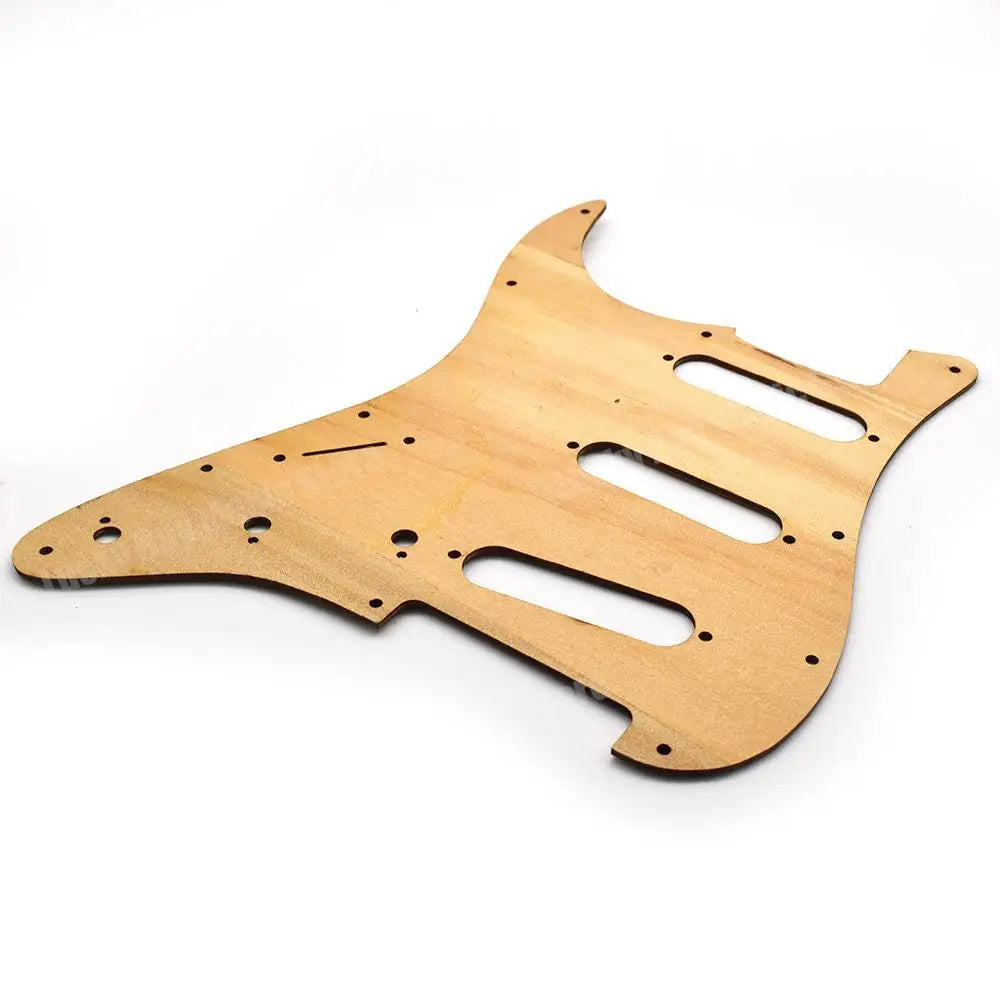 1 Set Guitar Basswood Pickguard with Back Plate For Fender Stratocaster Strat