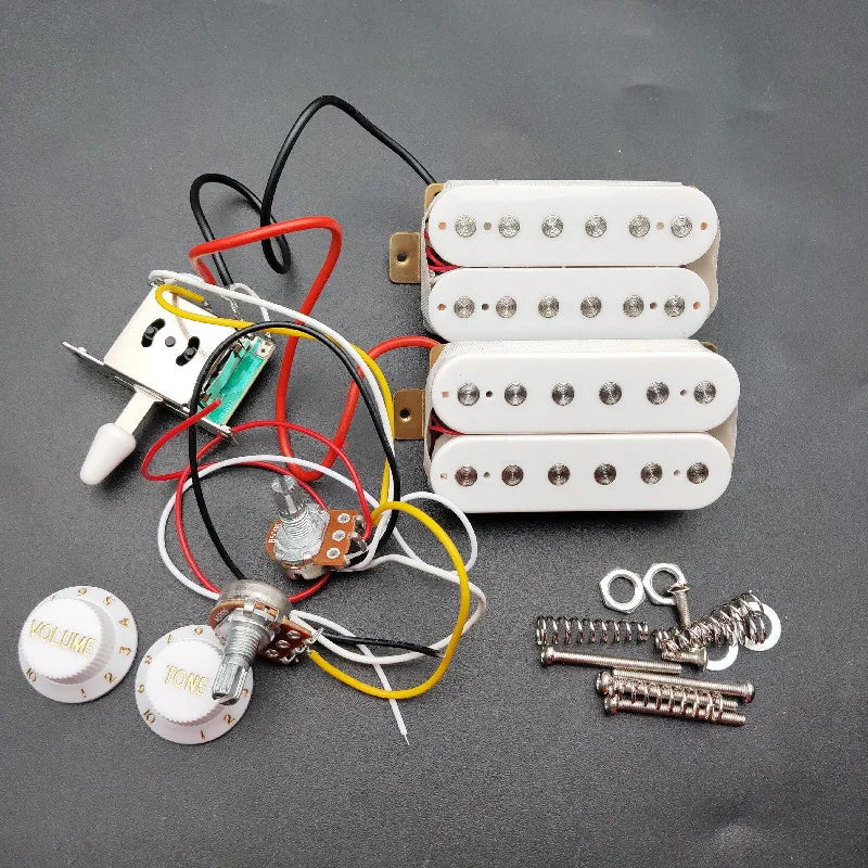 HSS/HH/HSH Guitar Humbucker, Single Coil Pickups, Wiring Harness, Knobs Set