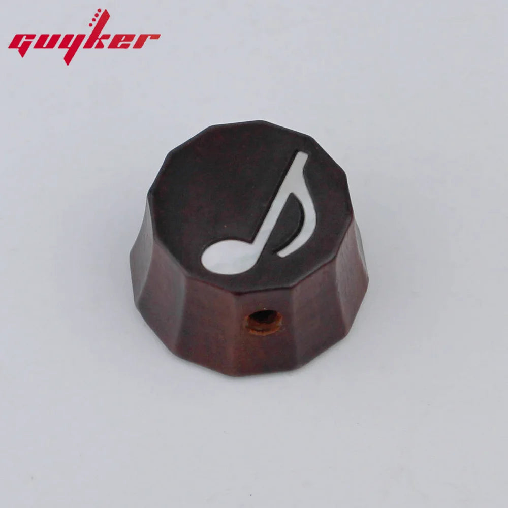 Electric Guitar Red Sandalwood/Ebony Potentiometer Knob For PRS Guitars