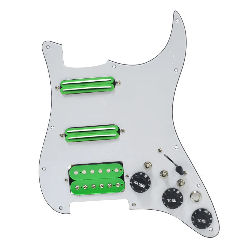 Multi Tone Wiring HSS Guitar Loaded Prewired Pickguard For Fender ST Stratocaster