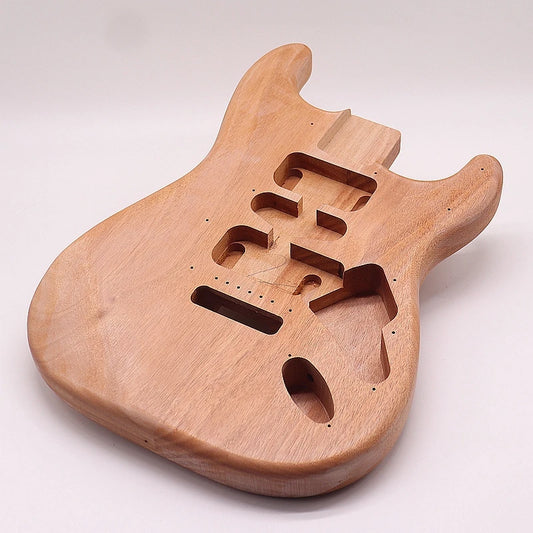 Okoume Wood Unfinished Guitar Body For Stratocaster Strat