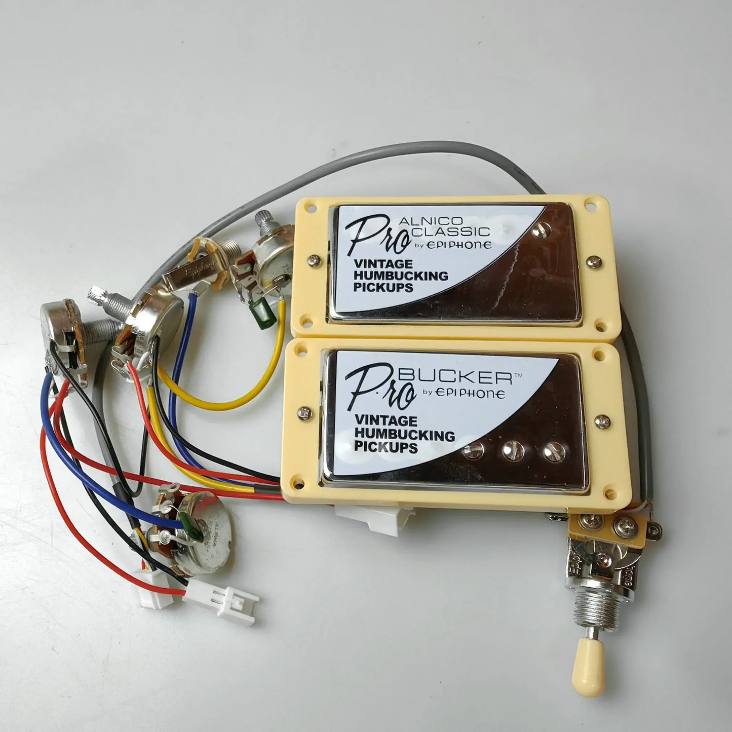 Epiphone Classic ProAlnico Humbuckers Pickups Set with Wiring Harness Kit For Les Paul LP SG ES