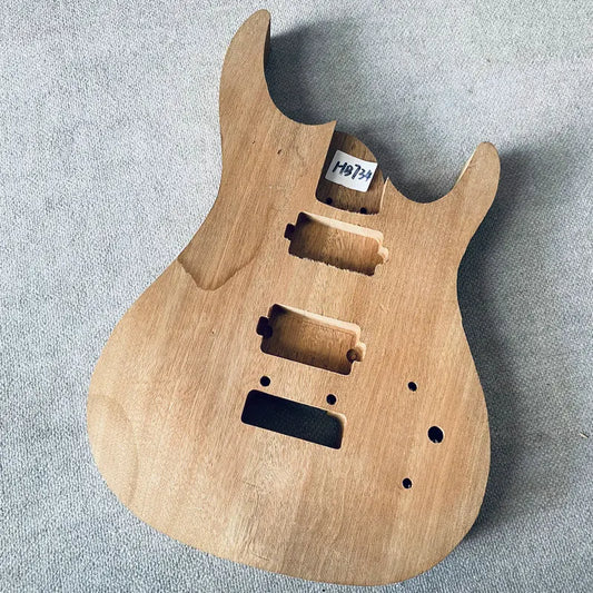 Okoume Wood HH Guitar Double Cutaway Body DIY Project