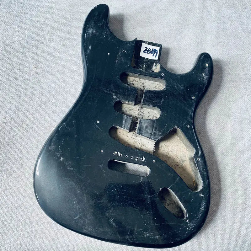 Black SSS Basswood Guitar Body For Fender Stratocaster Strat