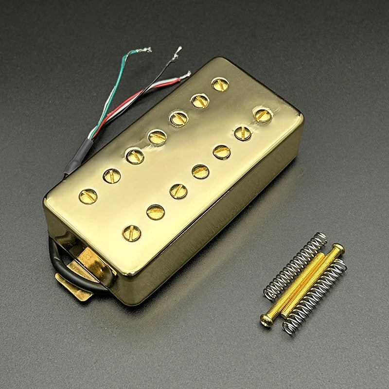 7 String Guitar Neck/Bridge Humbucker Pickups Set in Chrome/Gold/Black