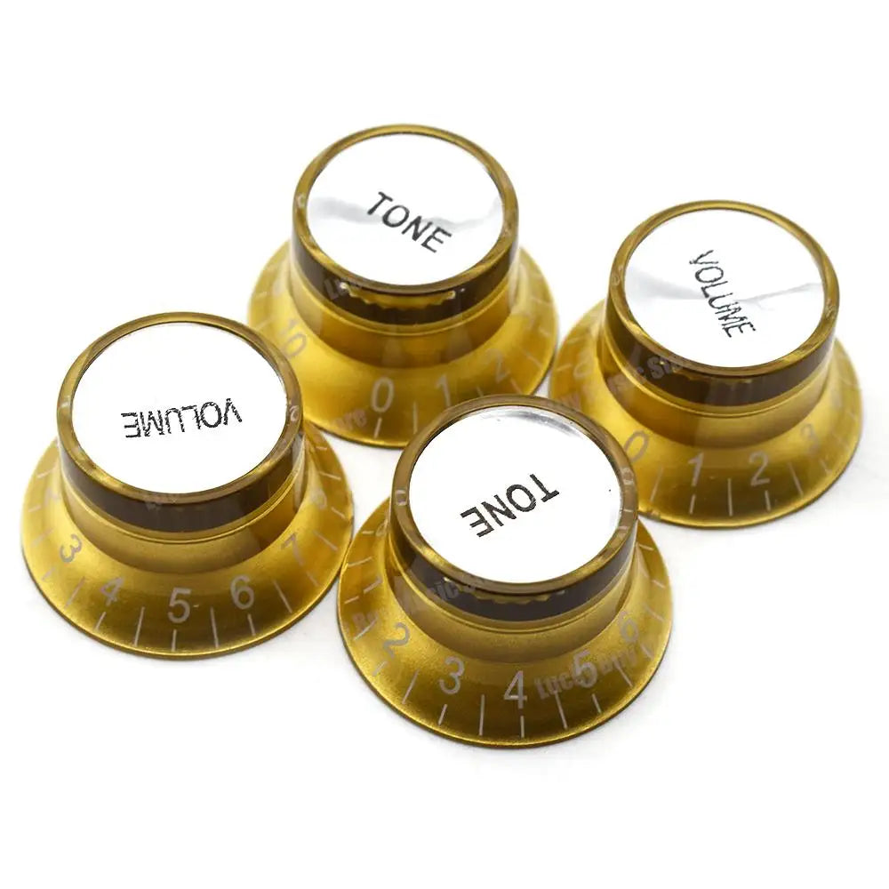 4pcs Guitar Volume Tone Control Knobs Set For Epiphone/Gibson Les Paul SG LP ES