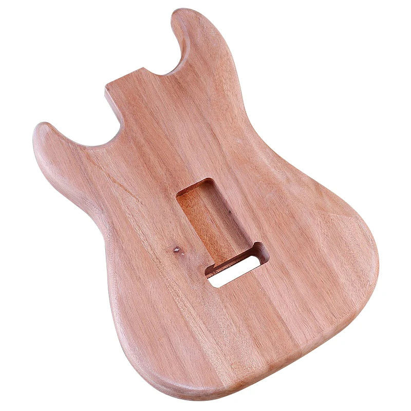 Okoume Wood Unfinished Guitar Body For Stratocaster Strat