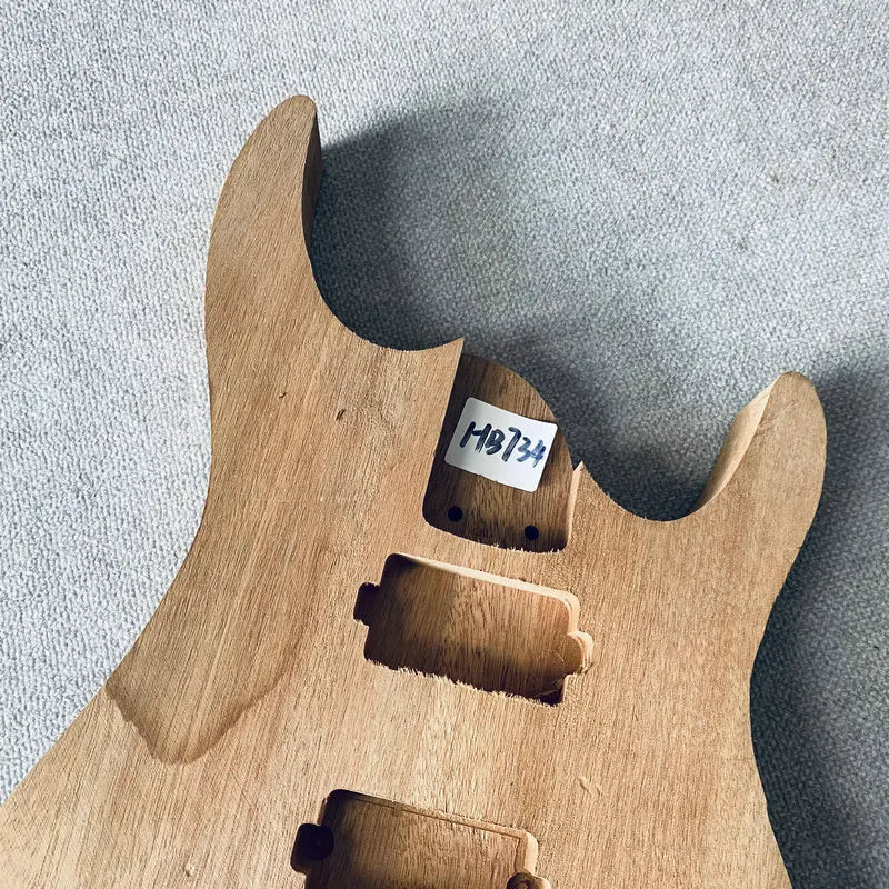 Okoume Wood HH Guitar Double Cutaway Body DIY Project