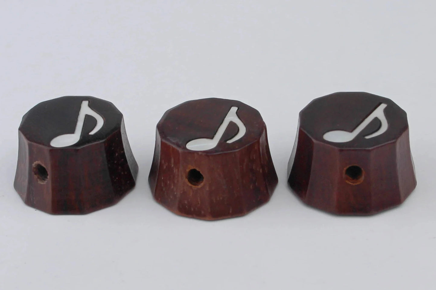 Electric Guitar Red Sandalwood/Ebony Potentiometer Knob For PRS Guitars