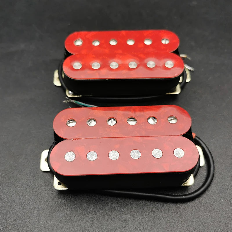 Red Pearl Guitar Neck and Bridge Humbucker Pickups For Fender,Washburn,Jackson,Dean,Schecter,Peavey,ESP LTD